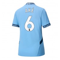 Camisa de time de futebol Manchester City Nathan Ake #6 Replicas 1º Equipamento Feminina 2024-25 Manga Curta